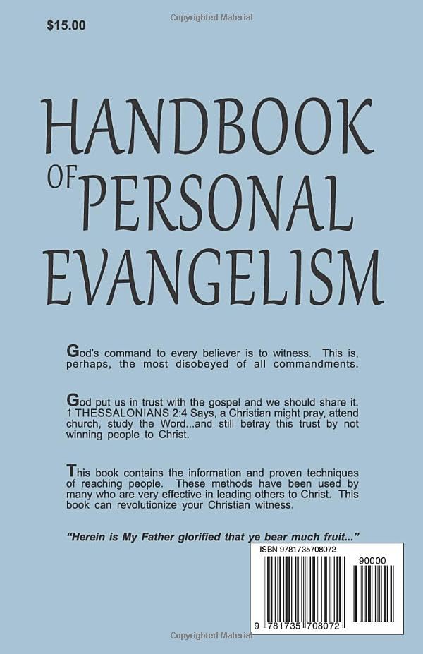 Handbook of Personal Evangelism